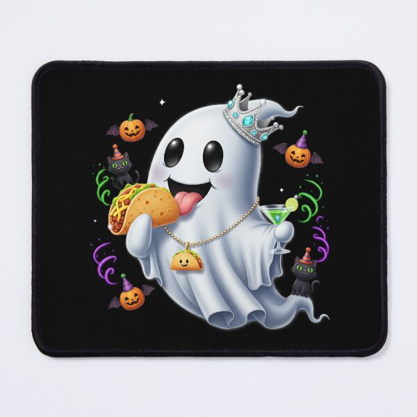 Item preview, Funny Halloween Ghost Taco Lover Design designed and sold by DMNindustries.