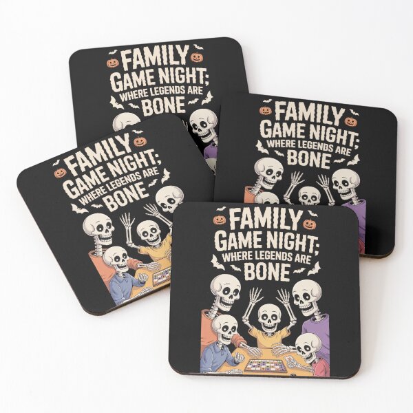 Item preview, Family Game Night Skeleton Squad designed and sold by SpeakingPrint2.