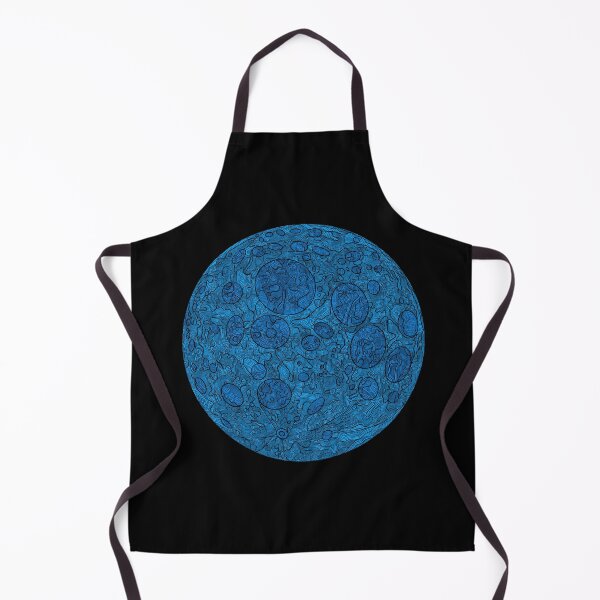 Item preview, Blue moon line art drawing designed and sold by DaveDanchuk.