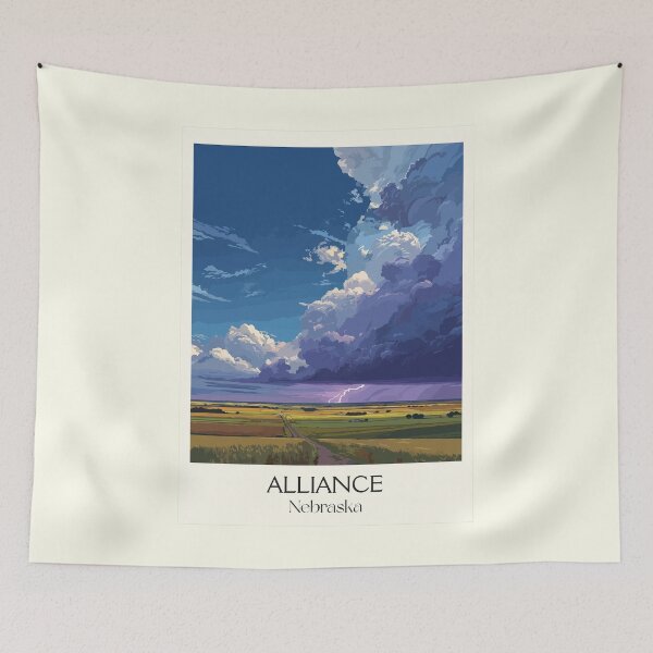 Item preview, Alliance Nebraska Vintage Travel Poster | Carhenge Art Print | Quirky Roadside Attraction Decor designed and sold by TuncGK.