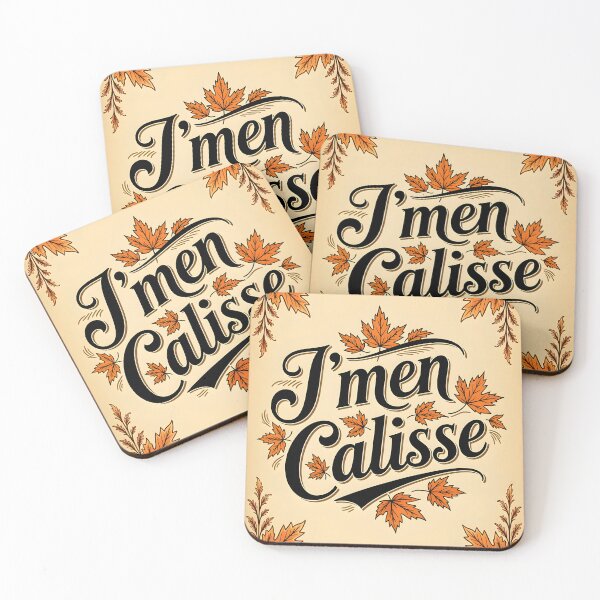 Item preview, J’men Calisse – Elegant Vintage Paper with Fall Maple Leaves designed and sold by EmeraldeaArt.