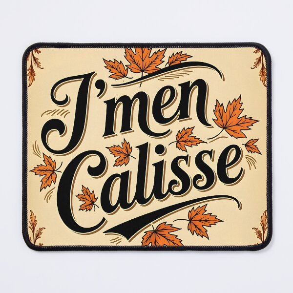 Item preview, J’men Calisse – Elegant Vintage Paper with Fall Maple Leaves designed and sold by EmeraldeaArt.