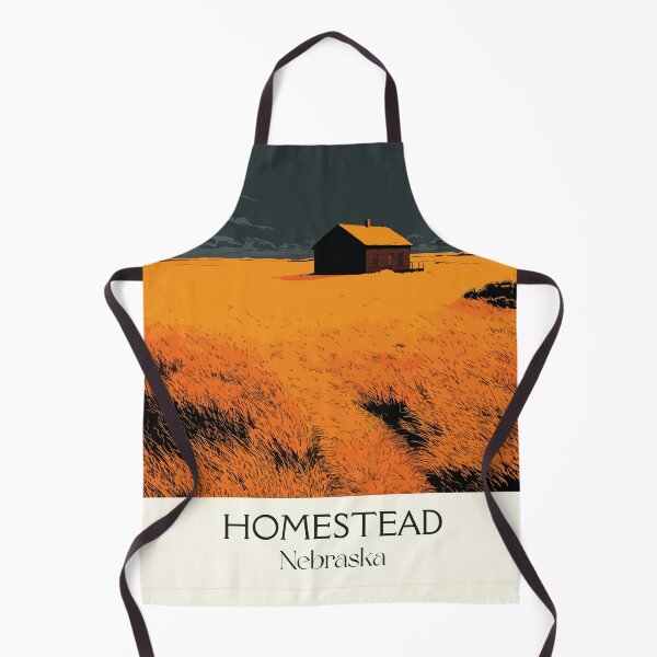 Item preview, Homestead National Monument Nebraska Poster | Pioneer History Art Print | American West Decor designed and sold by TuncGK.