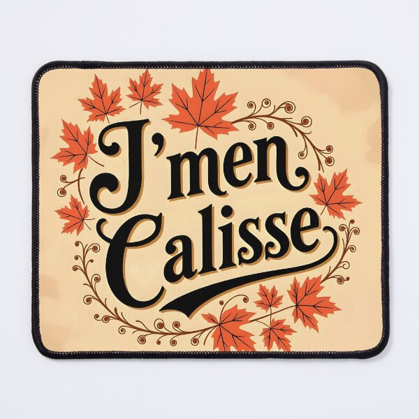 Item preview, J’men Calisse – Vintage Ornate Frame with Maple Leaves designed and sold by EmeraldeaArt.