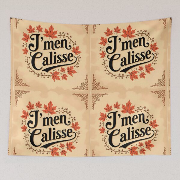 Item preview, J’men Calisse – Vintage Ornate Frame with Maple Leaves designed and sold by EmeraldeaArt.