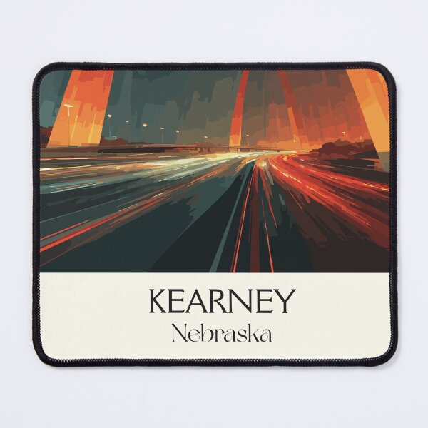 Item preview, Kearney Nebraska Vintage Travel Poster | Archway Monument Art Print | Platte River Road Decor designed and sold by TuncGK.