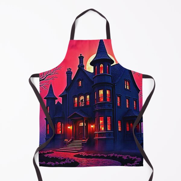Item preview, Spooky Haunted House at Dusk Design designed and sold by Health And Fitness Posts e-Store.