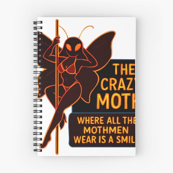 Item preview, La Polilla Loca – Mothman Neon Cabaret designed and sold by Folk Bestiary.