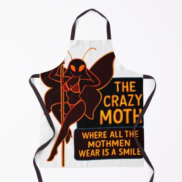 Item preview, The Crazy Moth – Mothman Neon Cabaret designed and sold by Folk Bestiary.