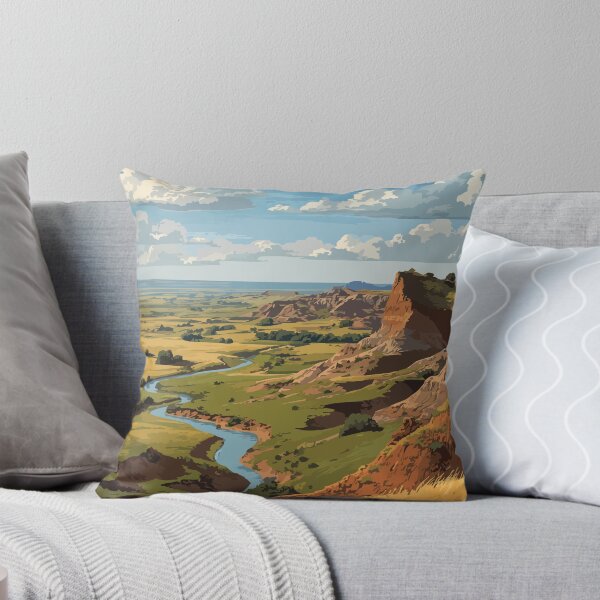 Artikelvorschau, Ogallala Nebraska Vintage Reiseposter | South Platte River Kunstdruck | Western Trail Dekor entworfen und verkauft von TuncGK.
