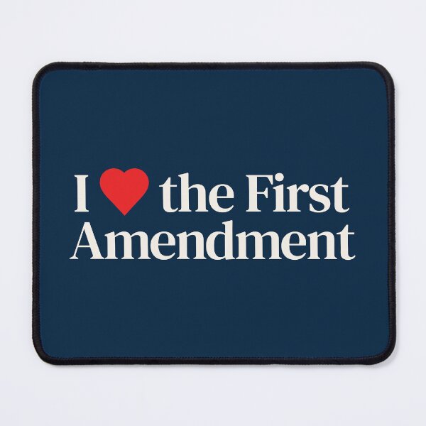 Item preview, I Heart the First Amendment designed and sold by Artcop's T-Shirt Emporium.
