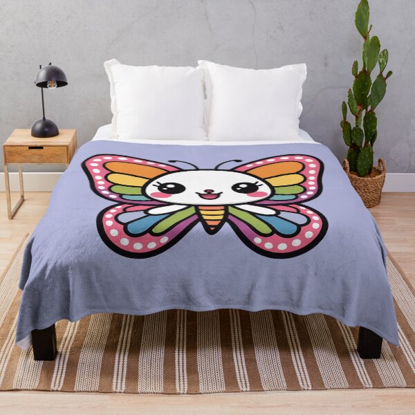 Item preview, Cute Kawaii Rainbow Butterfly designed and sold by Lisetta Collection.