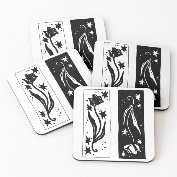 Item preview, Black and white tulips designed and sold by annexart.