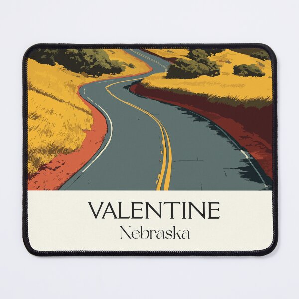 Item preview, Valentine Nebraska Vintage Travel Poster | Sandhills Scenic Byway Art Print | Open Road Decor designed and sold by TuncGK.