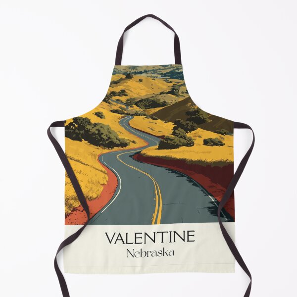 Item preview, Valentine Nebraska Vintage Travel Poster | Sandhills Scenic Byway Art Print | Open Road Decor designed and sold by TuncGK.