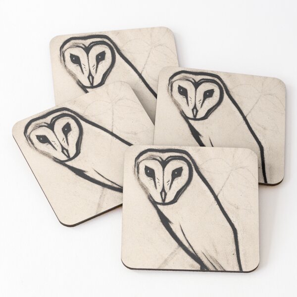 Item preview, Uil (Owl) by Julie de Graag – Vintage Dutch Woodcut Print designed and sold by PureVintageLove.