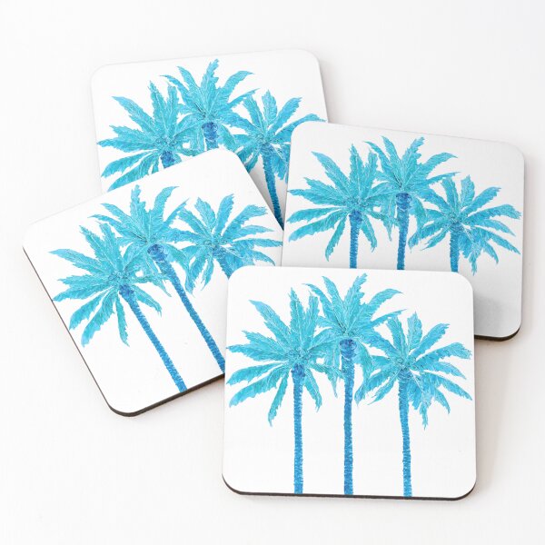 Item preview, Three Coconut Palm Trees for beach decor designed and sold by MatsonArtDesign.