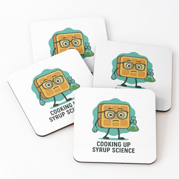 Item preview, Cooking Up Syrup Science – Funny Nerdy Waffle designed and sold by PanGieroj.