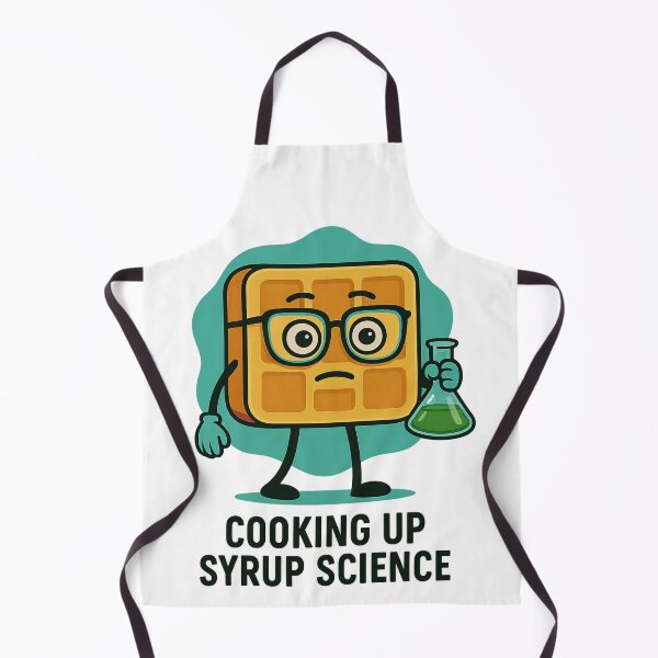 Item preview, Cooking Up Syrup Science – Funny Nerdy Waffle designed and sold by PanGieroj.