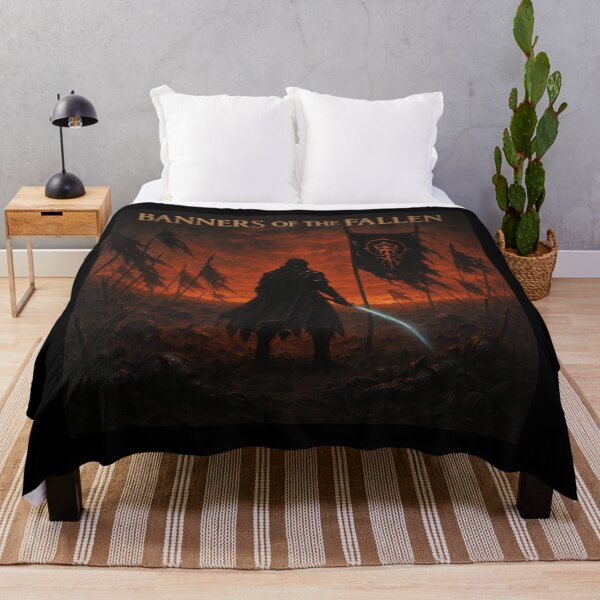 Item preview, Banners of the Fallen: Ashen Warfields Tee designed and sold by USSRM.