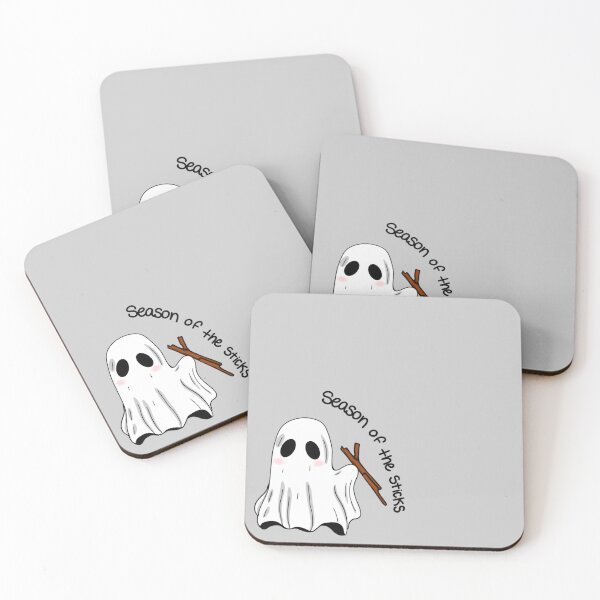Item preview, Cute ghost sticker, season of the sticks designed and sold by LagunaTortuga.