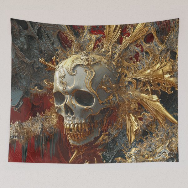 Item preview, Skeleton Crowned by Time designed and sold by gryhenart.
