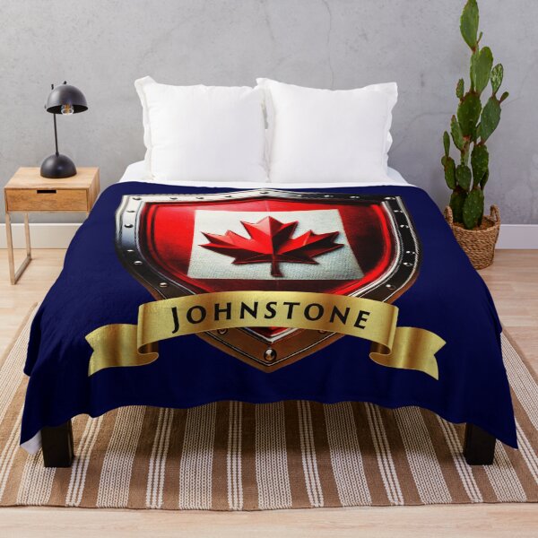 Item preview, Johnstone Family Canada Shield, Maple Leaf Heraldry Crest designed and sold by Highlandkings.