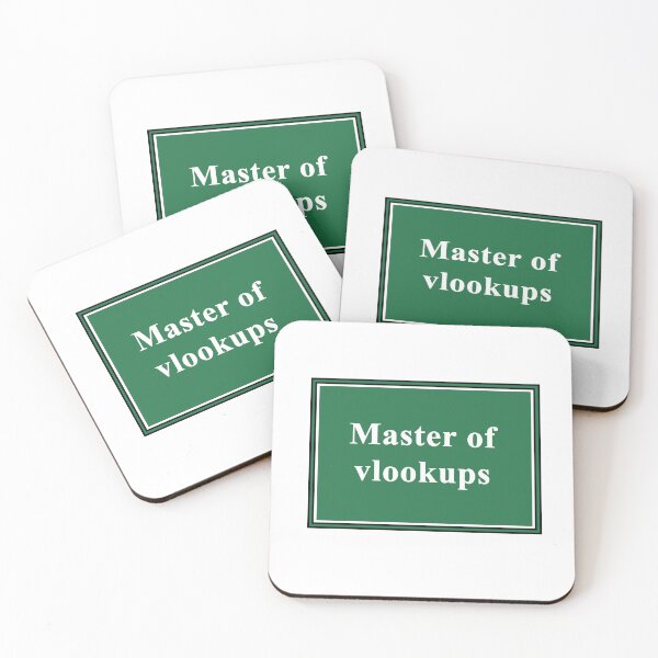 Item preview, Master of Vlookups designed and sold by ThePurpleFrog.