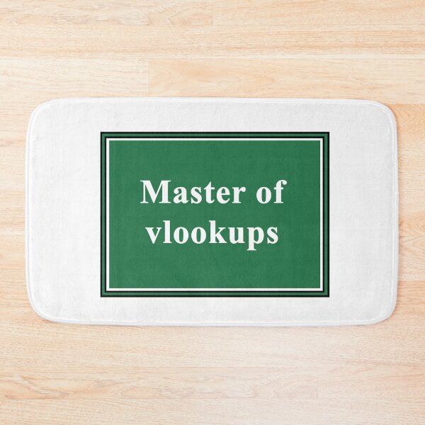 Item preview, Master of Vlookups designed and sold by ThePurpleFrog.
