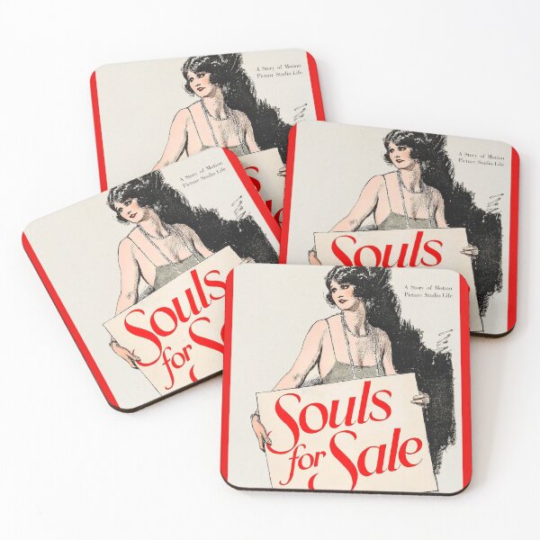 Item preview, Souls for Sale (1923) – Vintage Silent Film Poster, Flapper Era Chromolithograph designed and sold by PureVintageLove.