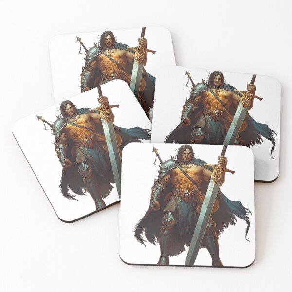 Item preview, Epic Fantasy Warrior – Rune Sword Hero RPG Design designed and sold by joxprints.