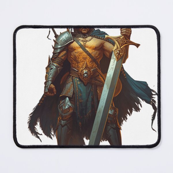 Item preview, Epic Fantasy Warrior – Rune Sword Hero RPG Design designed and sold by joxprints.