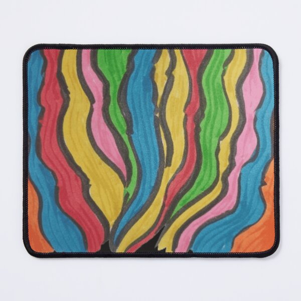 Item preview, Vivid Flow – Abstract Rainbow Waves designed and sold by BulletKitty82.