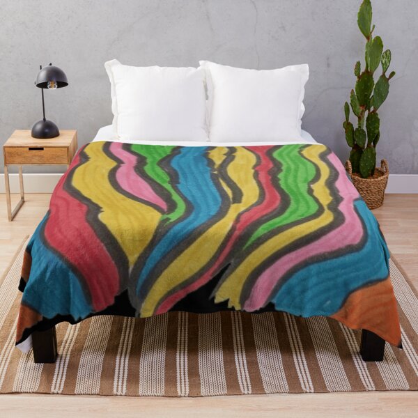 Item preview, Vivid Flow – Abstract Rainbow Waves designed and sold by BulletKitty82.