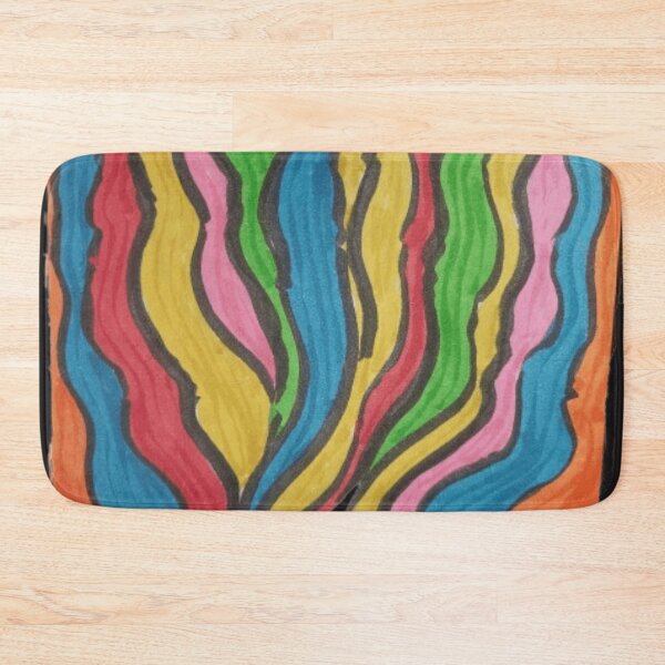 Item preview, Vivid Flow – Abstract Rainbow Waves designed and sold by BulletKitty82.