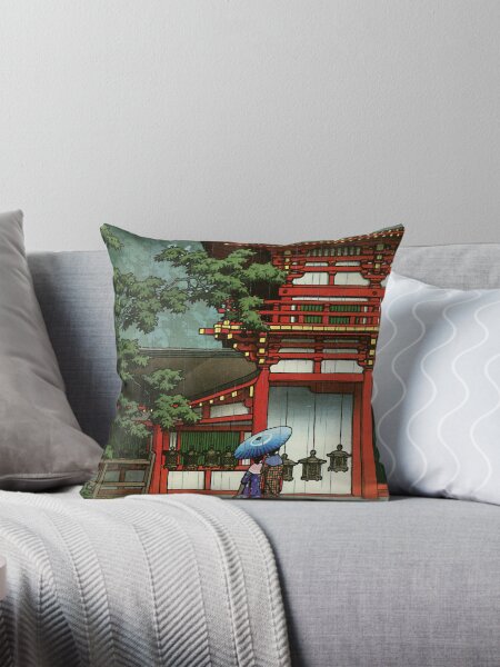Item preview, Japanese Classic Asian Temple Rain Asia Art designed and sold by Martstore.