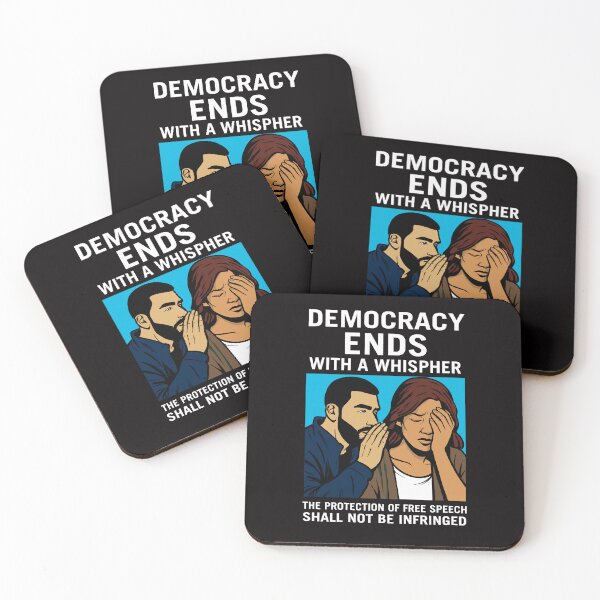 Item preview, Democracy Ends With a Whispher designed and sold by VoglR.