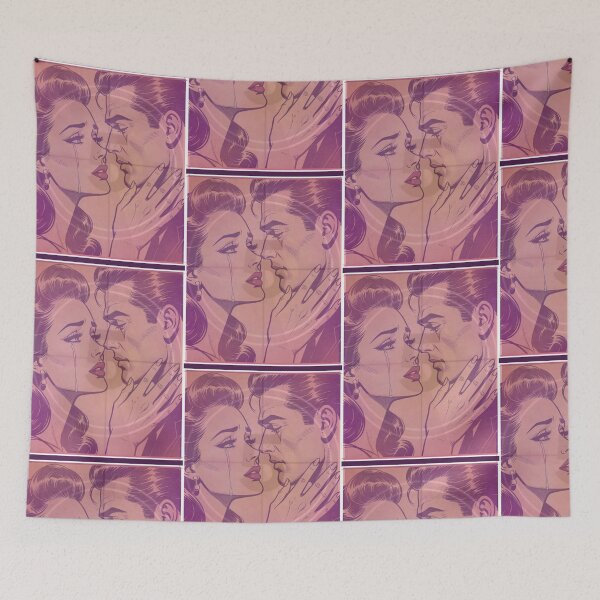 Item preview, Tragic War Love Story Old Hollywood Film Scene designed and sold by Hanging On By A Staple.