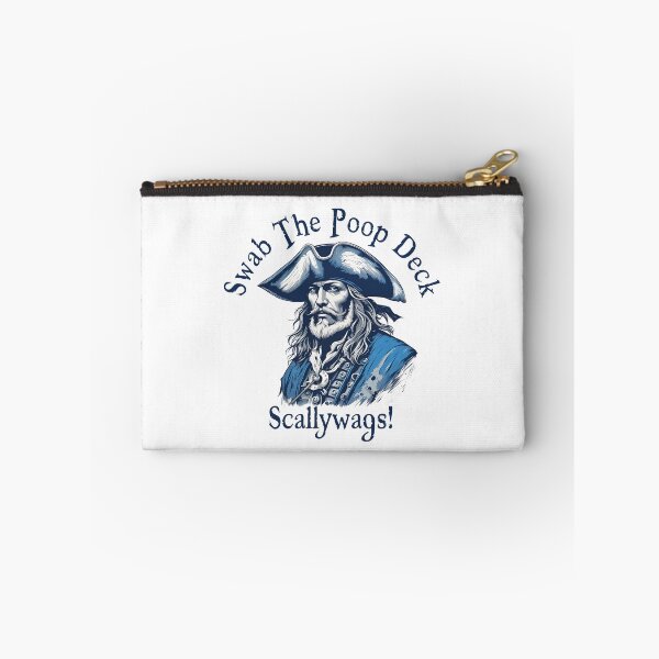 Item preview, Pirate Captain Swab The Poop Deck Scallywags! designed and sold by RowanGraphics.