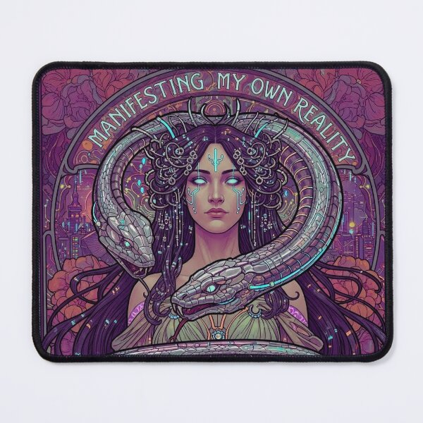 Item preview, The Cyber-Nouveau Goddess: A Portrait of Manifesting Your Own Reality designed and sold by NewGenWitchcraft.