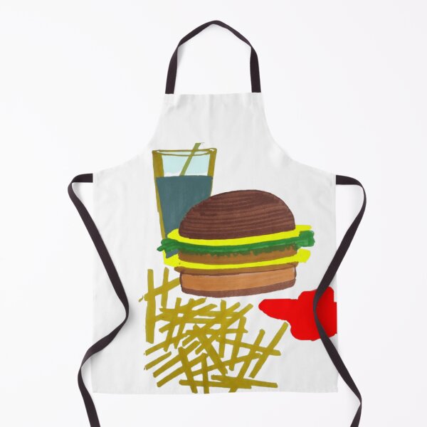 Item preview, Burger, Fries & Soda – Fun Fast Food Illustration designed and sold by BulletKitty82.