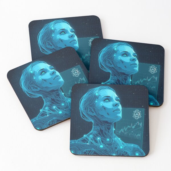 Item preview, Futuristic Cyborg Woman Artwork designed and sold by sevgionline.