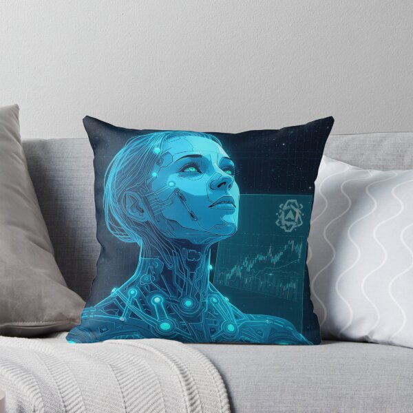Item preview, Futuristic Cyborg Woman Artwork designed and sold by sevgionline.