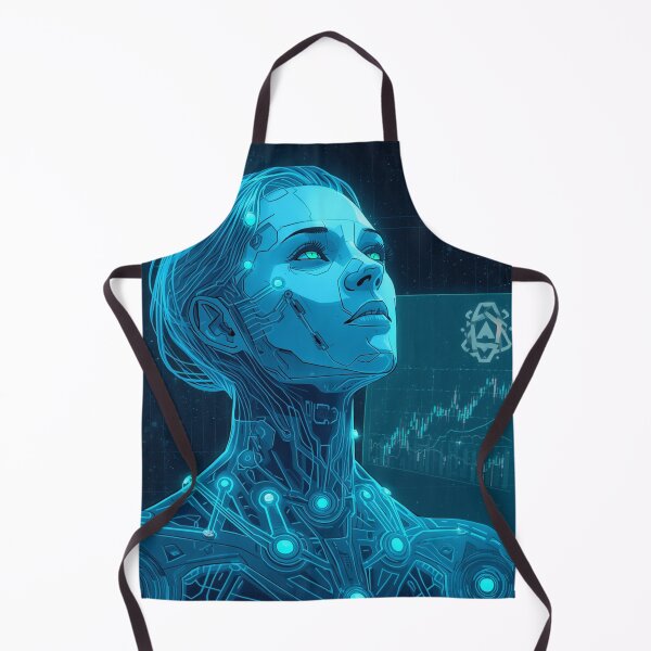 Item preview, Futuristic Cyborg Woman Artwork designed and sold by sevgionline.