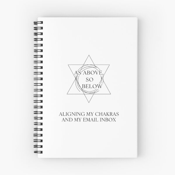 Item preview, A Modern Mystic's Daily Affirmation for Aligning Chakras and Conquering the Email Inbox designed and sold by NewGenWitchcraft.