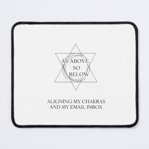 Item preview, A Modern Mystic's Daily Affirmation for Aligning Chakras and Conquering the Email Inbox designed and sold by NewGenWitchcraft.
