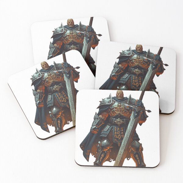 Item preview, Runic Paladin – Epic Fantasy Warrior with Enchanted Sword RPG Design designed and sold by joxprints.