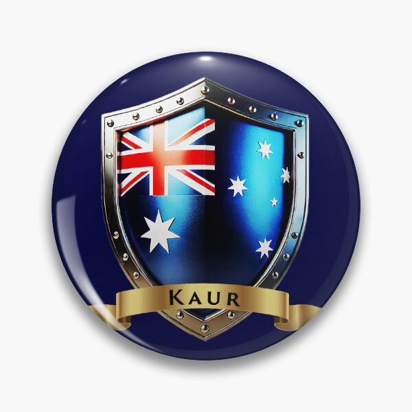 Item preview, Kaur Family Australia Shield, Heritage Crest of Pride designed and sold by Highlandkings.