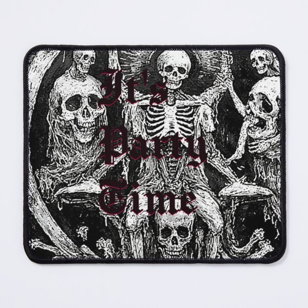 Item preview, It's Party Time Heavy Metal Art -Black designed and sold by TheDarkWardrobe.