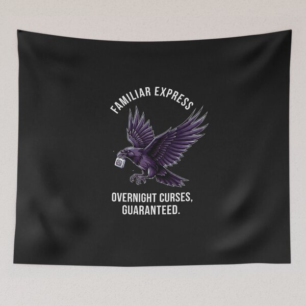 Item preview, Official Uniform of the Familiar Express Courier Service, Specializing in Guaranteed Overnight Curses designed and sold by NewGenWitchcraft.
